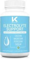 💧 k nutri electrolyte pills: boost hydration and recovery with low carb keto capsules [100 capsules] logo