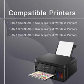 img 3 attached to 🖨️ High-quality Pristar Compatible Refill Bottle Ink Replacement - Canon GI-20 GI20 Black Dye Ink Bottle for Canon PIXMA G6020 G7020 G5020 MegaTank All-in-one Printer (170ml Black, Pack of 2)