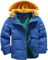 🧥 farvalue winter quilted windproof outwear: stylish boys' jackets & coats logo