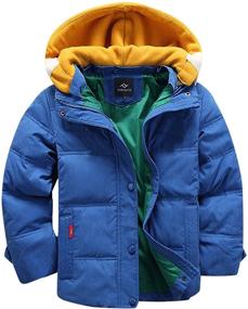 img 4 attached to 🧥 FARVALUE Winter Quilted Windproof Outwear: Stylish Boys' Jackets & Coats