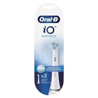 🪥 oral-b io ultimate clean replacement brush heads in white - pack of 2 logo