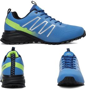 img 1 attached to ASTERO Lightweight Athletic Cushioning Trekking Men's Shoes