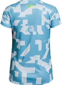 img 1 attached to 🔷 Turquoise X Small Girls' Active Clothing - Under Armour Novelty