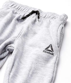 img 2 attached to 👕 Активные джоггеры детской одежды для мальчиков: Коллекция Reebok для малышей в стиле актив