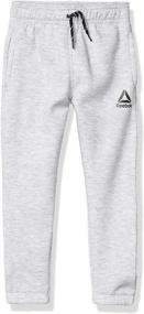 img 4 attached to 👕 Активные джоггеры детской одежды для мальчиков: Коллекция Reebok для малышей в стиле актив