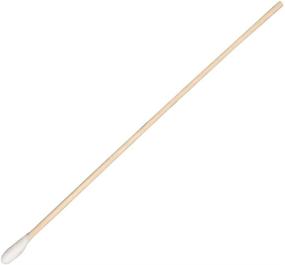 img 3 attached to 👂 ROSENICE 100Pcs Cotton Swabs with Long Wood Handle - Medical Grade Ear Cleaning and Wound Care Buds - Sanitary Round Cotton Tip Swab