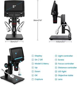 img 1 attached to Цифровой экран-лупа для микроскопа Linkmicro