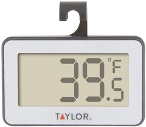 img 3 attached to 🌡️ Enhanced Digital Refrigerator/Freezer Kitchen Thermometer - Taylor Precision Products with Large Display and Convenient Clip