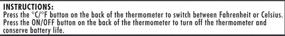 img 1 attached to 🌡️ Enhanced Digital Refrigerator/Freezer Kitchen Thermometer - Taylor Precision Products with Large Display and Convenient Clip