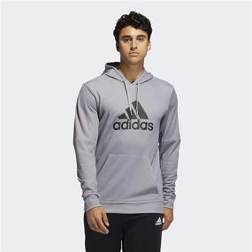 img 3 attached to 👕 Blue Adidas Men's Sweater M - Active Men's Clothing