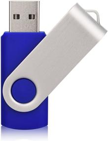 img 3 attached to 🔵 KALSAN 10 пакетов 8 ГБ USB Flash Drive USB 2.0 Pen Drive-Синий: высококачественное решение для хранения