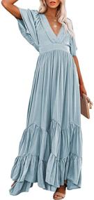 img 4 attached to Meenew Womens Bohemian Casual Summer Women's Clothing and Dresses