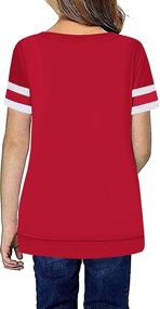 img 3 attached to 👚 Ebifin Girls' Clothing: Casual Sleeve Shirts, Tops, Tees, and Blouses