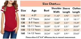 img 1 attached to 👚 Ebifin Girls' Clothing: Casual Sleeve Shirts, Tops, Tees, and Blouses