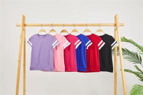 img 2 attached to 👚 Ebifin Girls' Clothing: Casual Sleeve Shirts, Tops, Tees, and Blouses