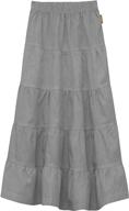 👗 стильная и модная коллекция детской одежды babyo childrens length tiered stonewash для девочек логотип