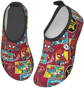 img 4 attached to Superheroes Lightweight Non Slip Barefoot Swimming