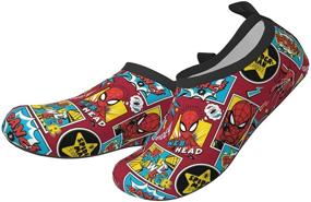 img 2 attached to Superheroes Lightweight Non Slip Barefoot Swimming