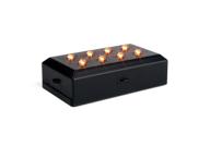 🔦 fortune products ll-8a luminary light - 8 amber leds, black base - versatile lighting solution logo
