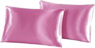 🌙 enhance hair and skin with autook satin pillowcases - standard size (20x26 inches, 2 pack) logo