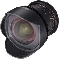 rokinon cine ds ds14m-nex: full frame cine wide angle lens for sony e - 14mm t3.1 ed as if umc logo