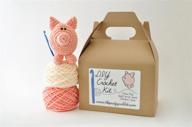 🐷 get crafty with our diy beginner crochet kit - adorable pig design logo
