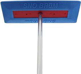 img 4 attached to SNOBRUM 1 Pack: USA-Made No-Scratch Snow Remover for Cars & Trucks – 28 to 48 Inch Automotive Snow Brush with Foam Head – Efficient Push-Broom Design