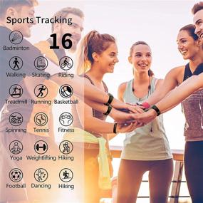 img 1 attached to 🏋️ Waterproof Fitness Tracker Watch with Heart Rate Monitor and GPS, 16 Sports Modes Activity Tracker for Women and Men - Perfect Gift for Cattle Herders