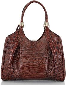 img 2 attached to Brahmin Melbourne Celia Satchel Taffy Women's Handbags & Wallets for Satchels