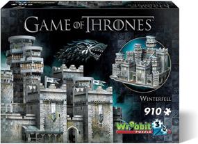 img 4 attached to Wrebbit 3D Thrones Winterfell Puzzle - 910-Piece