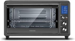 img 4 attached to 🍞 Toshiba Digital Toaster Oven: Double Infrared Heating, Speedy Convection, 6-slice/12-inch Capacity, 1700W, 10 Functions + 6 Accessories