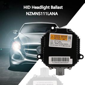 img 3 attached to 🔦 ОЕМ-тип ксеноновых фар с блоком управления балластом, совместимых с фарами Xenon Headlight D2S/D2R для Nissan Altima Maxima 370Z 350Z MURANO - Номера деталей: 28474-89904, 28474-8991A, NZMNS111LANA