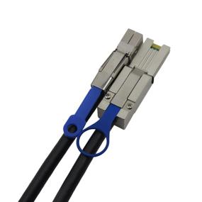img 1 attached to 🔌 High-Speed and Reliable CableDeconn External HD Mini SAS SFF-8644 to SFF-8088 2m 6.6FT Cable - For Seamless Data Transfer