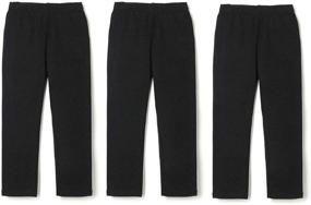 img 4 attached to 👖 Solid Stretchy Legging Knit Footless Pant for Toddler Girls by THEE BRON – Perfect for Child's Comfort