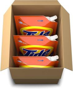 img 2 attached to 🌊 Tide Liquid Laundry Detergent Soap Pouches - High Efficiency (HE), Original Scent, 93 Loads in Total (Pack of 3)
