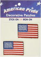 thermoweb american pride decorative patches small logo