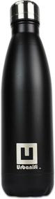 img 1 attached to Urbanifi Water Bottle Baseball Softball 17 oz - Perfect Gift for Mom & Men - Sports, Travel Stainless Steel Tumbler - Vacuum Insulated & Long-Lasting Cold for 24 Hours, Hot for 12