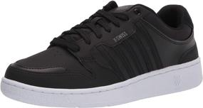 img 4 attached to K Swiss Court Sneaker White Black Men's Shoes