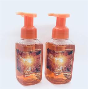 img 2 attached to 🎃 Bath &amp; Body Works Sweet Cinnamon Pumpkin Gentle Foaming Hand Soap Duo Pack