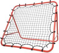 ⚽️ morimoe soccer rebounder net: adjustable, easy set up, steel frame - 40x40-inch logo