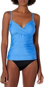 img 2 attached to Calvin Klein Tankini Swimsuit Adjustable Women's Clothing and Swimsuits & Cover Ups