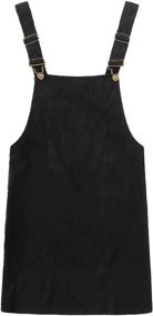 img 4 attached to Floerns Women's Corduroy 👗 Pinafore Overall for Fashionable Women's Clothing