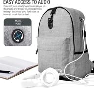 🎒 xdesign 16&#34; grey travel laptop backpack with anti-theft lock - secure your notebook on the go! logo