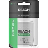 reach mint waxed floss yards oral care logo