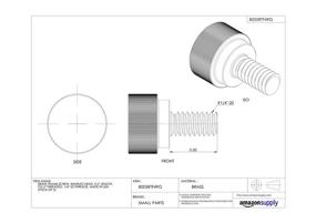 img 1 attached to 🔧 Brass Knurled Length Threaded Fasteners with Enhanced SEO