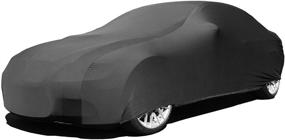 img 4 attached to 🚗 Black Satin Indoor Car Cover for Chevrolet Malibu 1968-1972 – Ultra Soft Material, Ensures Vehicle Protection and Clean Look – Includes Storage Bag