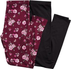 img 3 attached to 👖 One Step Up Leggings Bundle: Girls' Clothing and Active Wear