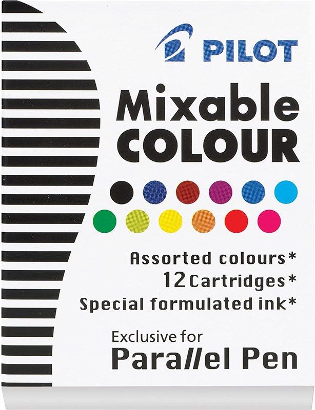 pilot refills parallel assorted cartridge 로고