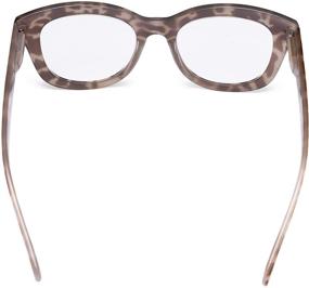 img 1 attached to 👓 Eyekepper Retro Oversized Reading Glasses for Women - Brown/Tortoise Frame +3.00