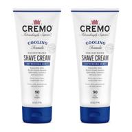 🪒 cremo barber grade cooling shave cream - superior ultra-slick formula for smooth shaves, 2-pack logo